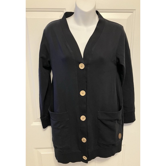 Sweaters - Blaa Black Sweater Jacket Cardigan Size XS Finnish Design Women’s Cotton‎